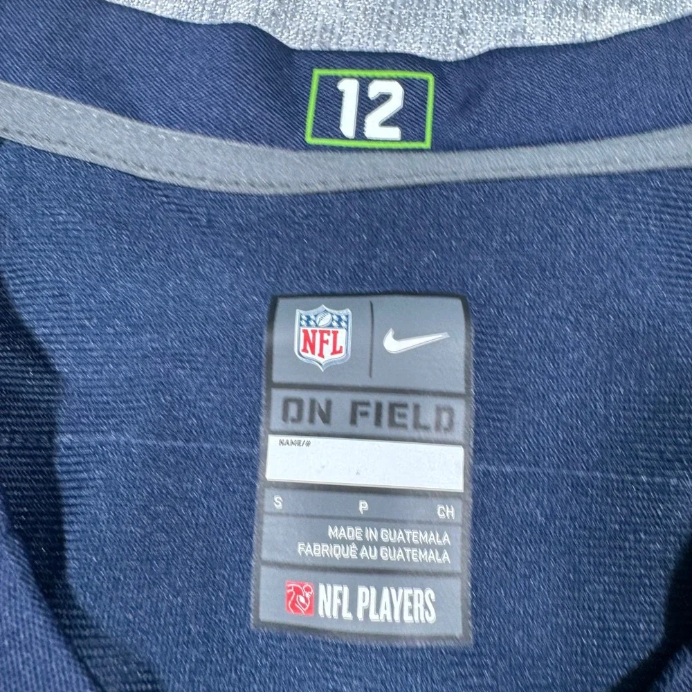 Nike Seattle Seahawks Russell Wilson Jersey Women M Navy Blue NFL Football 3